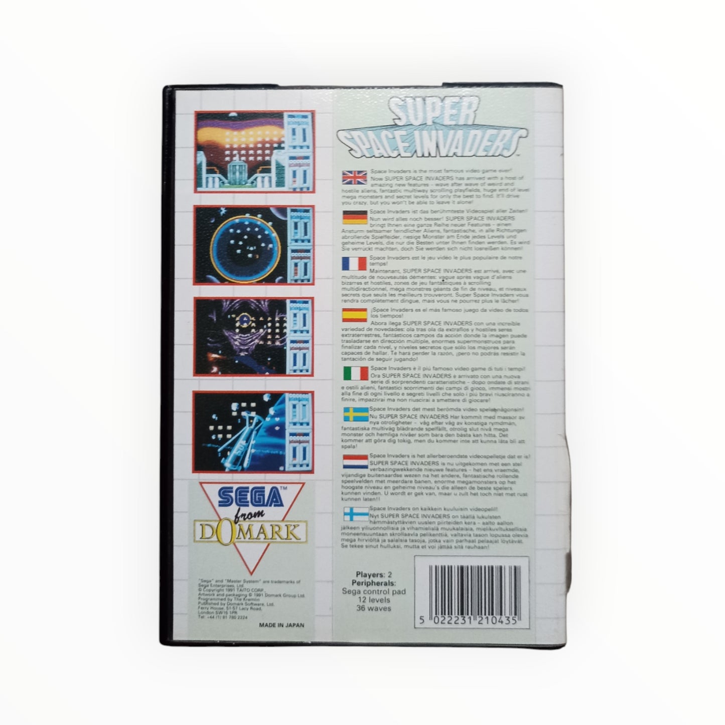 Super Space Invaders – Sega Master System