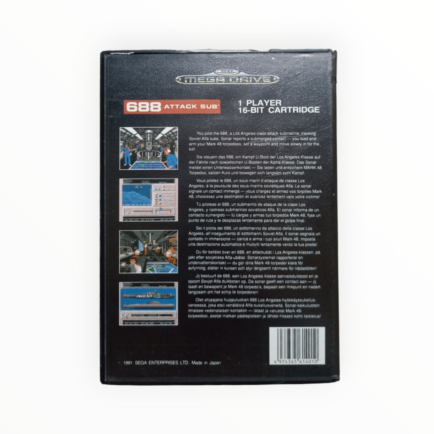 688 ATTACK SUB sega mega drive