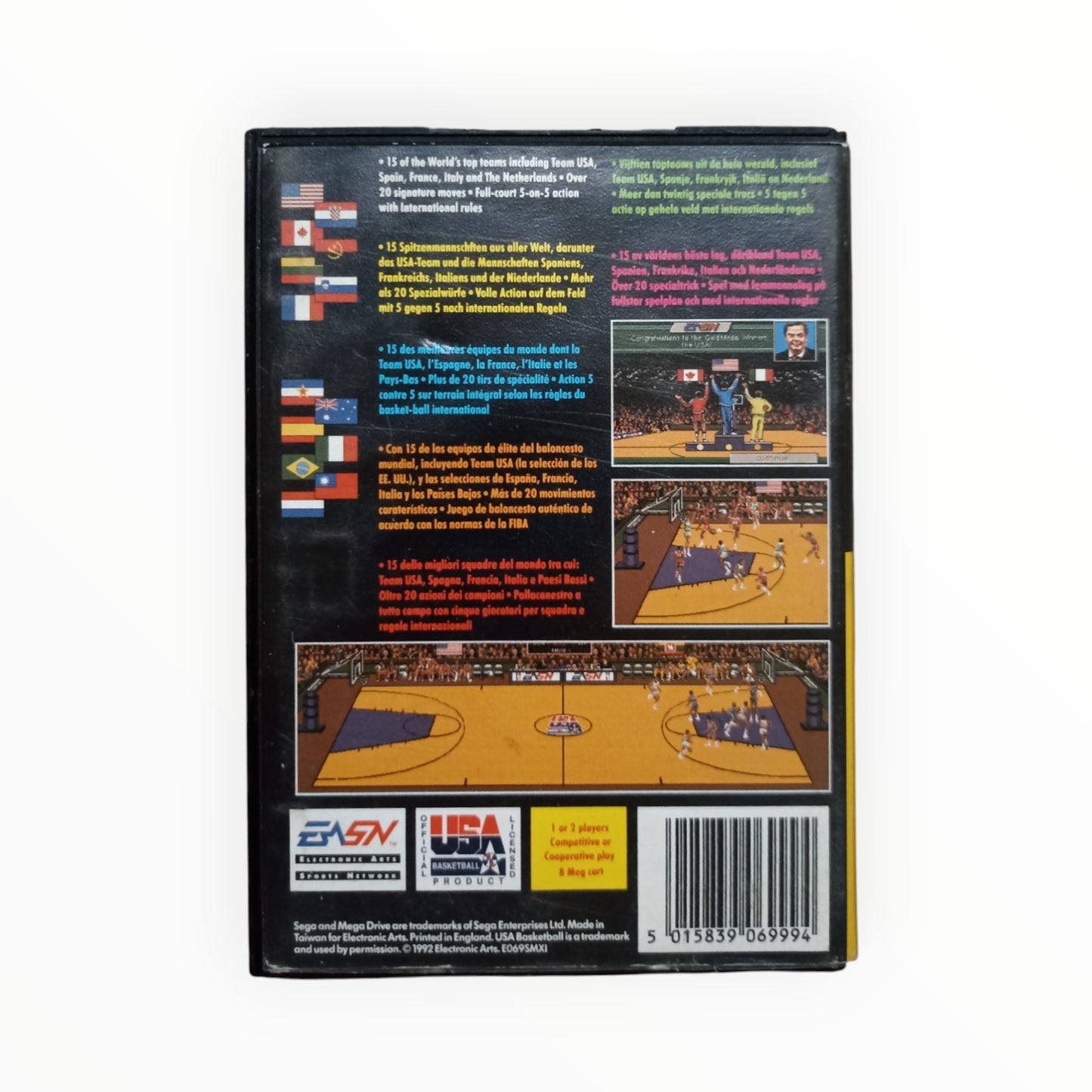 TEAM USA BASKETBALL sega mega drive