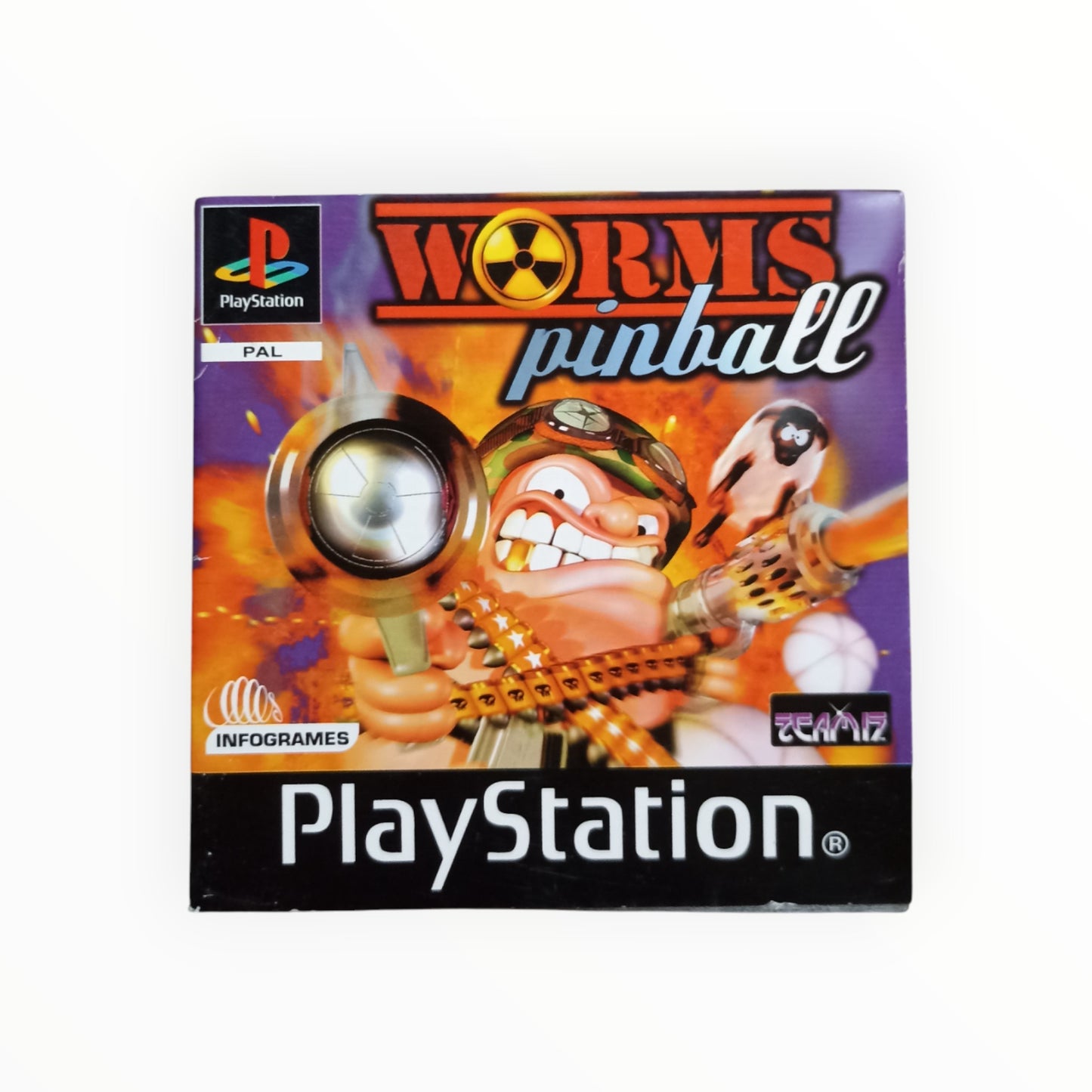NOTICE WORMS PINBALL playstation 1 (PS1)