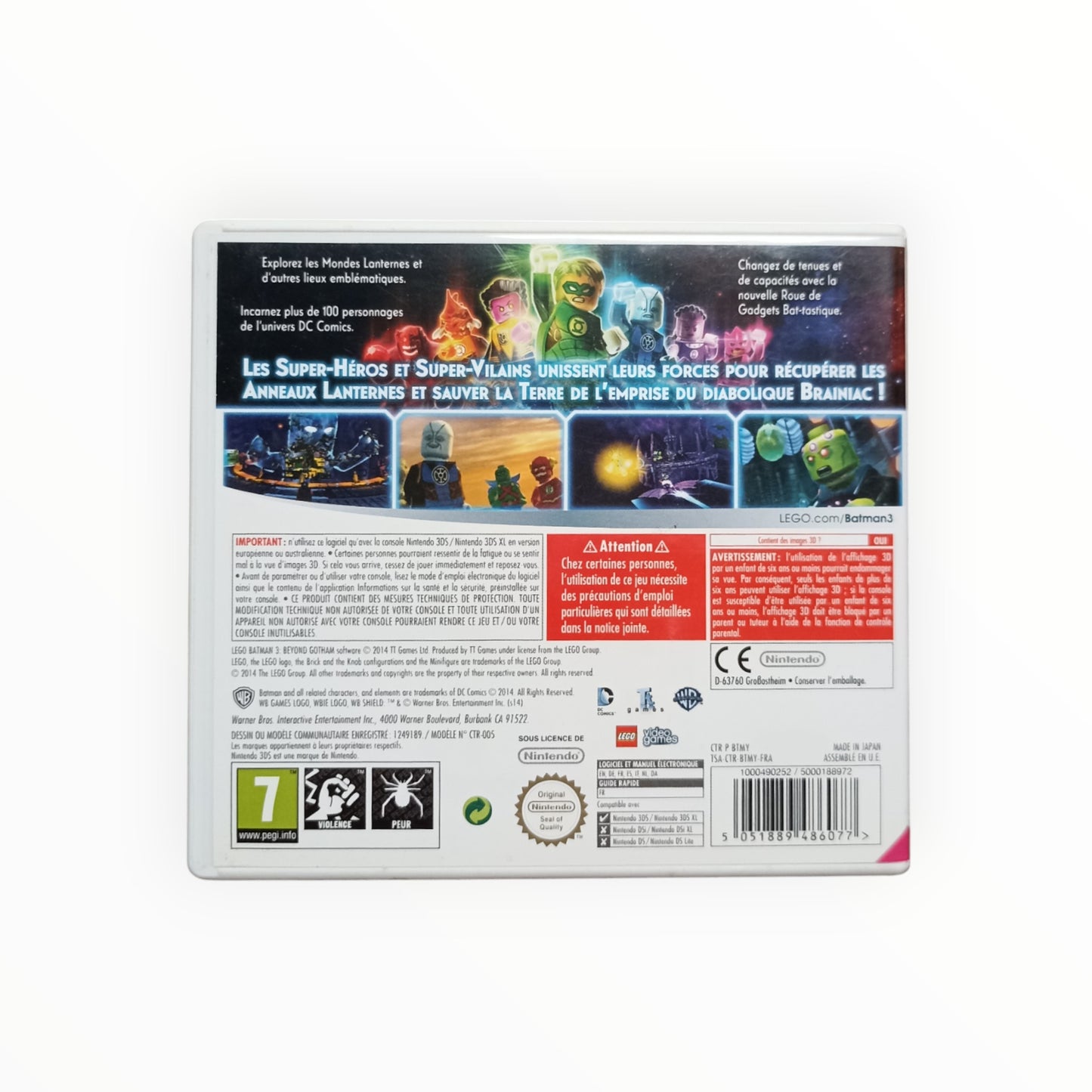 BATMAN 3 nintendo 3DS