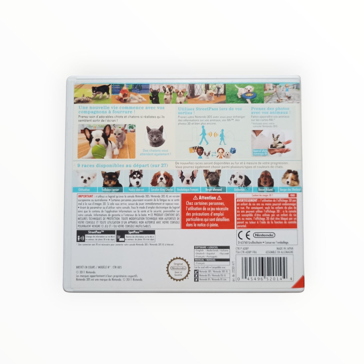 NINTENDOGS nintendo 3DS