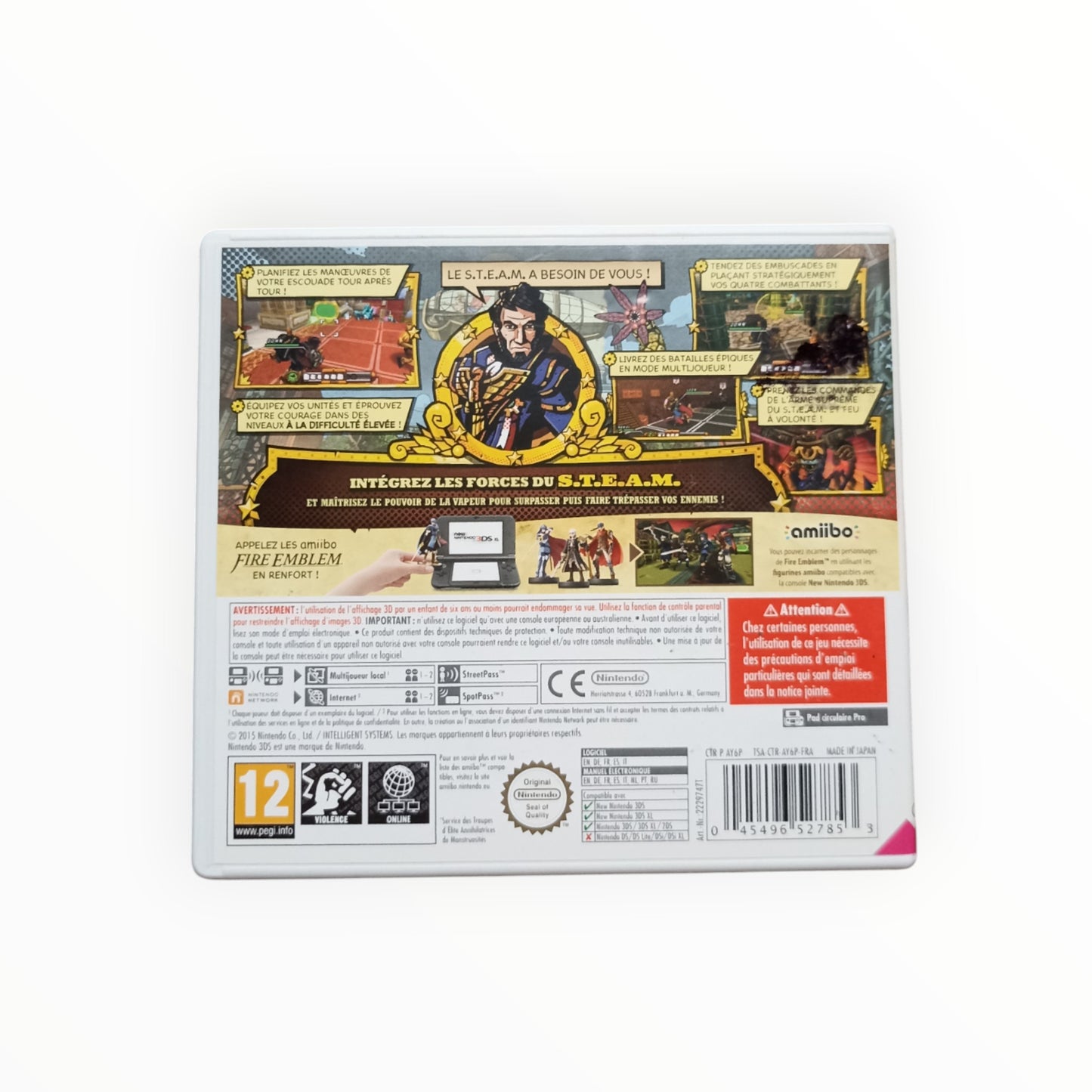 CODE NAME STEAM nintendo 3DS