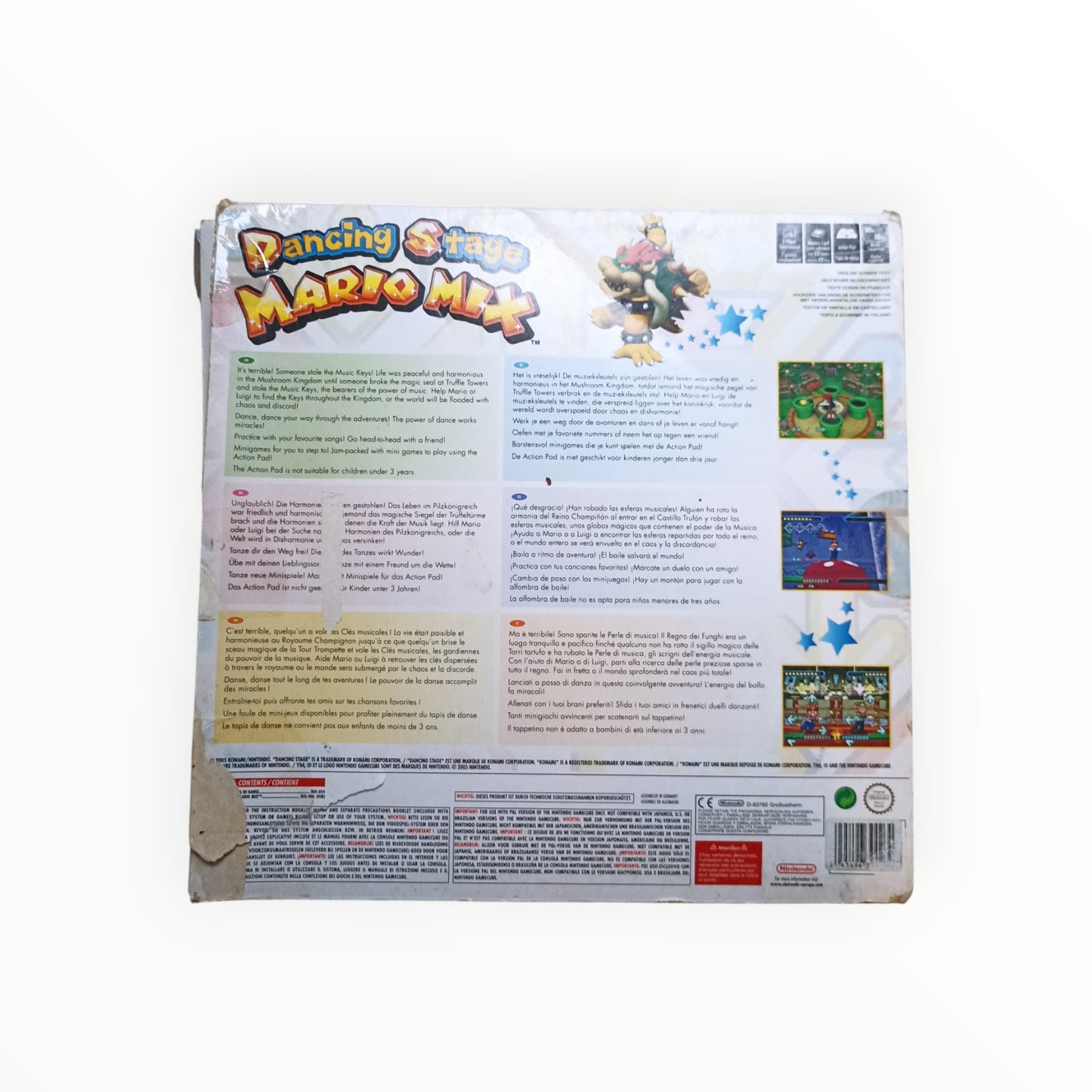 DANCING STAGE MARIO MIX PAK gamecube