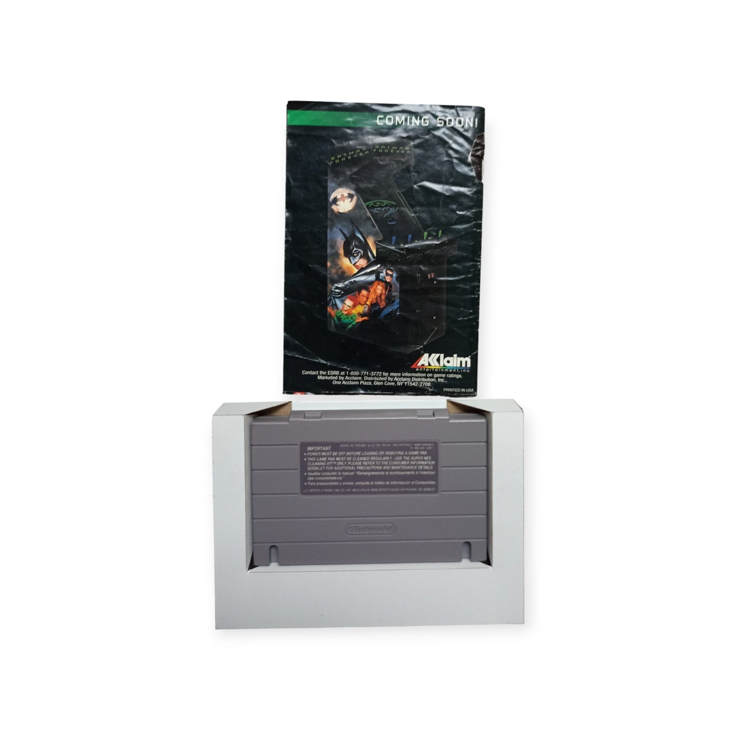 Batman Forever Super Nintendo (SNES) Version USA