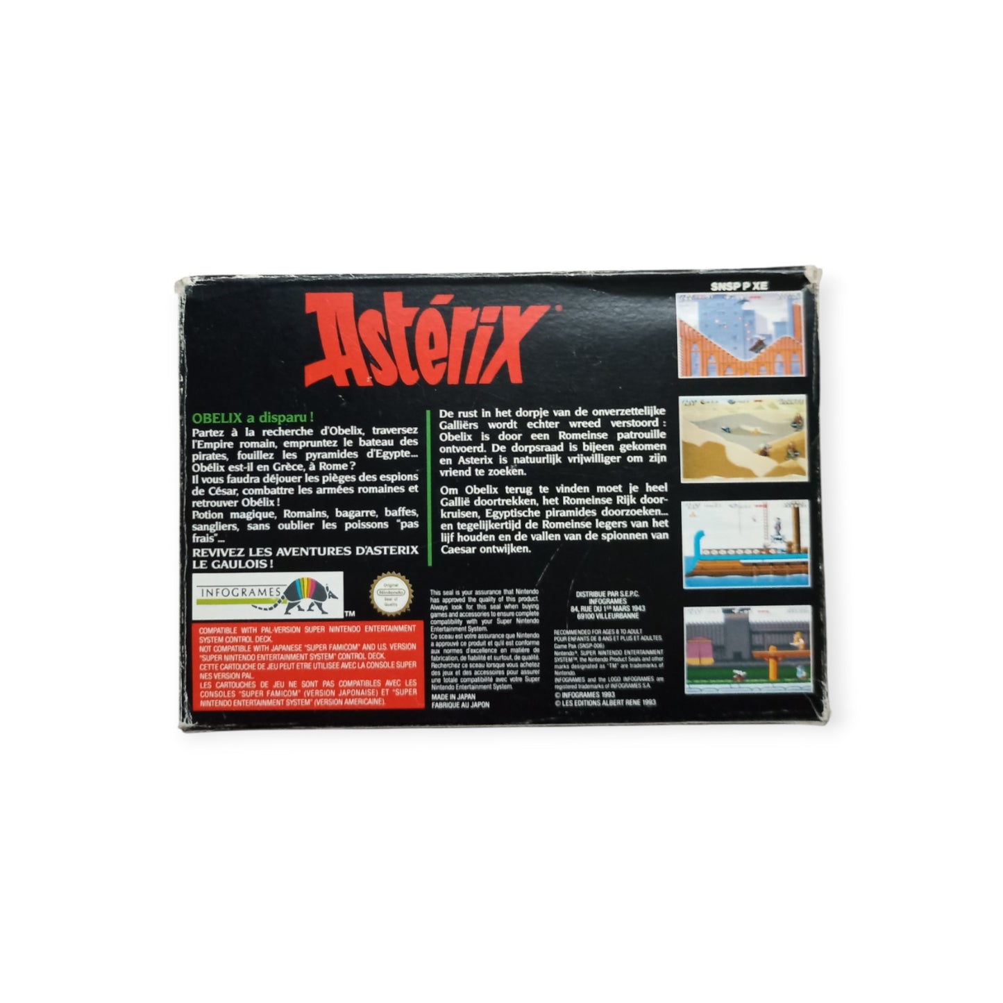 Astérix Super Nintendo (SNES)