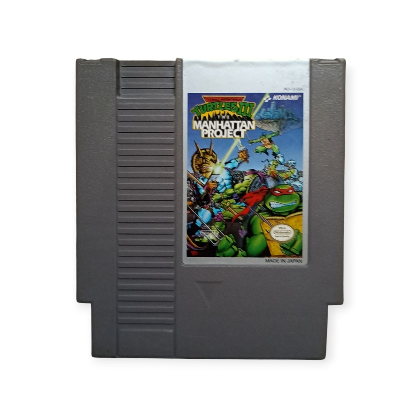 Turtle Ninja III Manhattan Project Nintendo NES Version USA