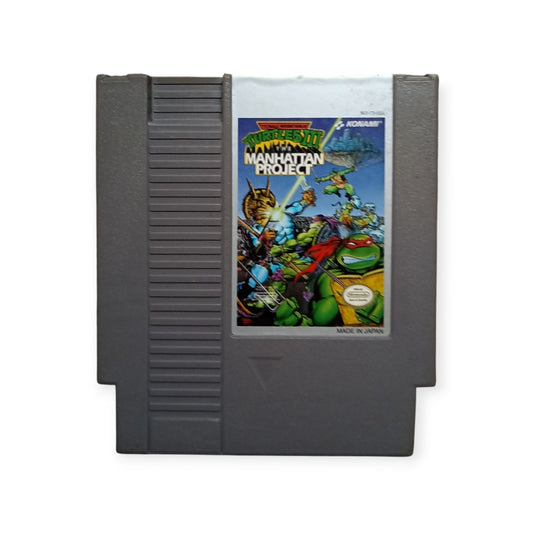 Turtle Ninja III Manhattan Project Nintendo NES Version USA