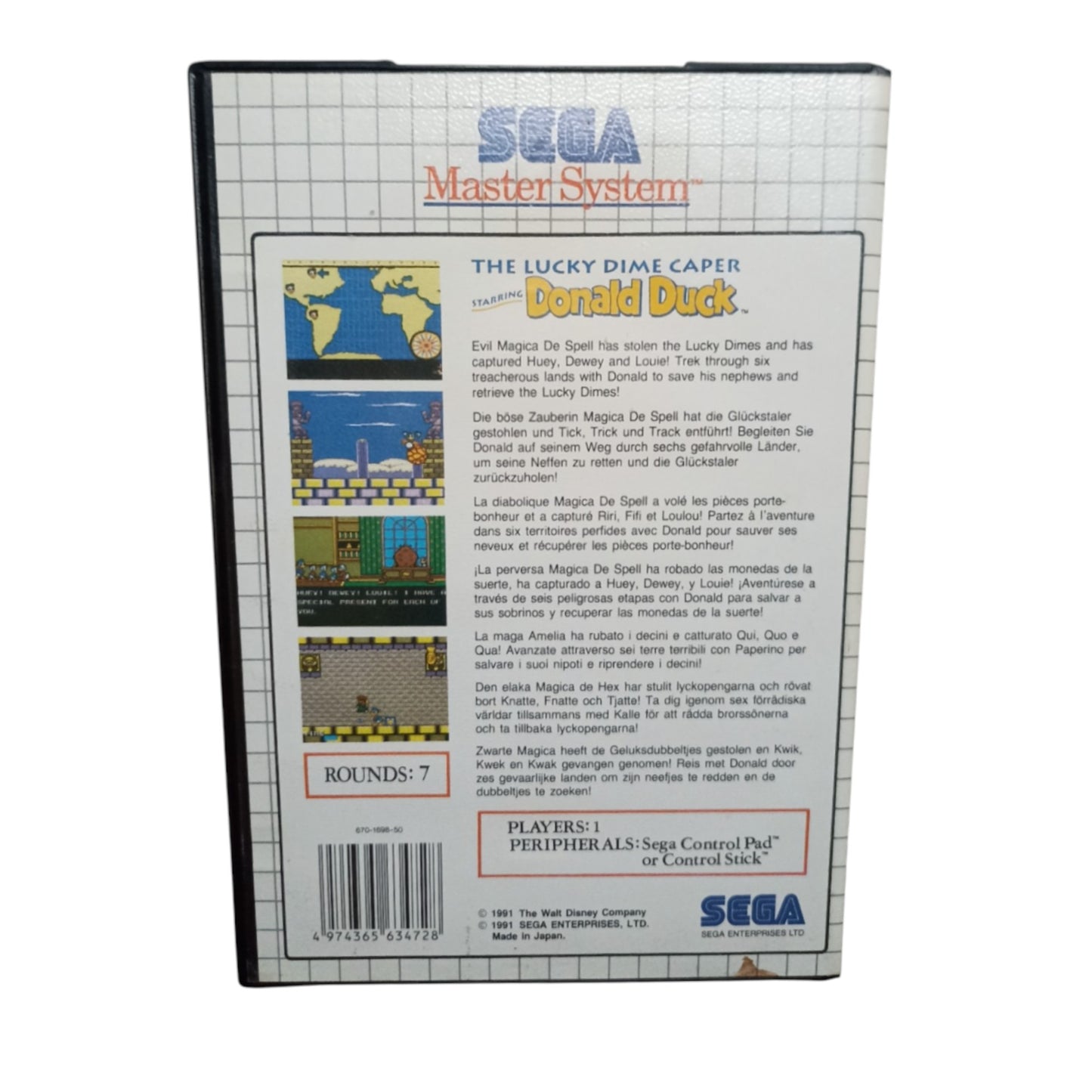 Donald Duck Master System