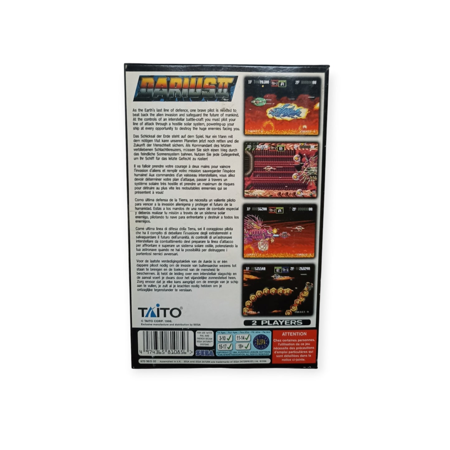 Darius II Sega Saturn