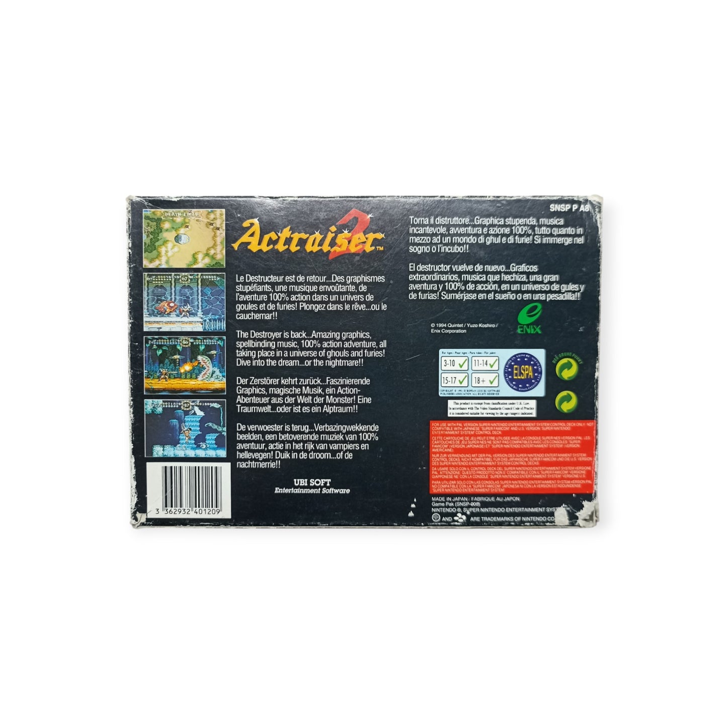 Actraiser 2 Super Nintendo (SNES)