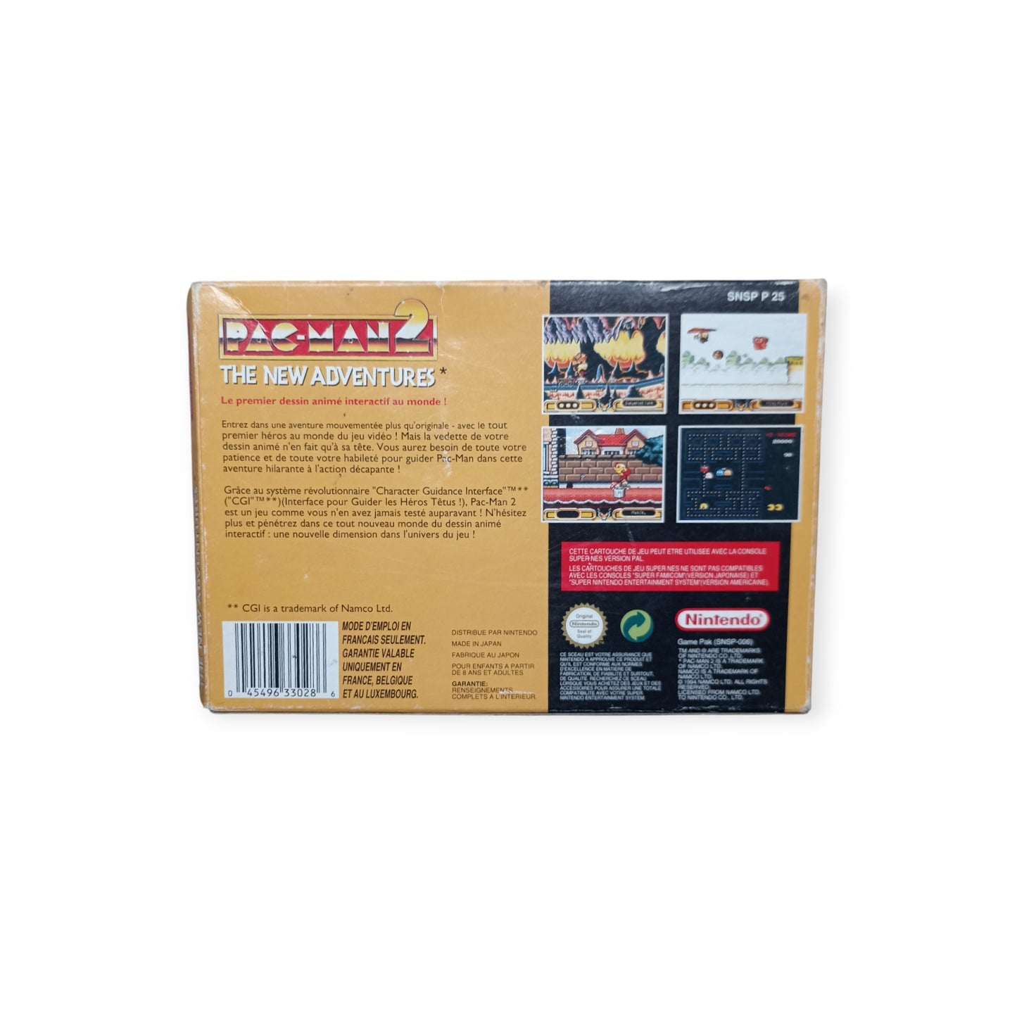 Pac-Man 2: The New Adventures SNES – Complet en boîte avec notice