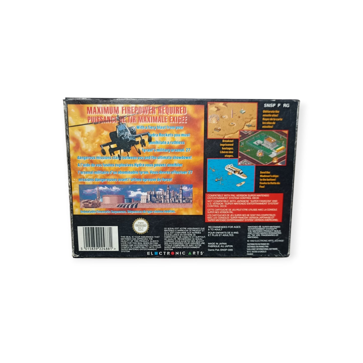 Desert Strike Super Nintendo (SNES)