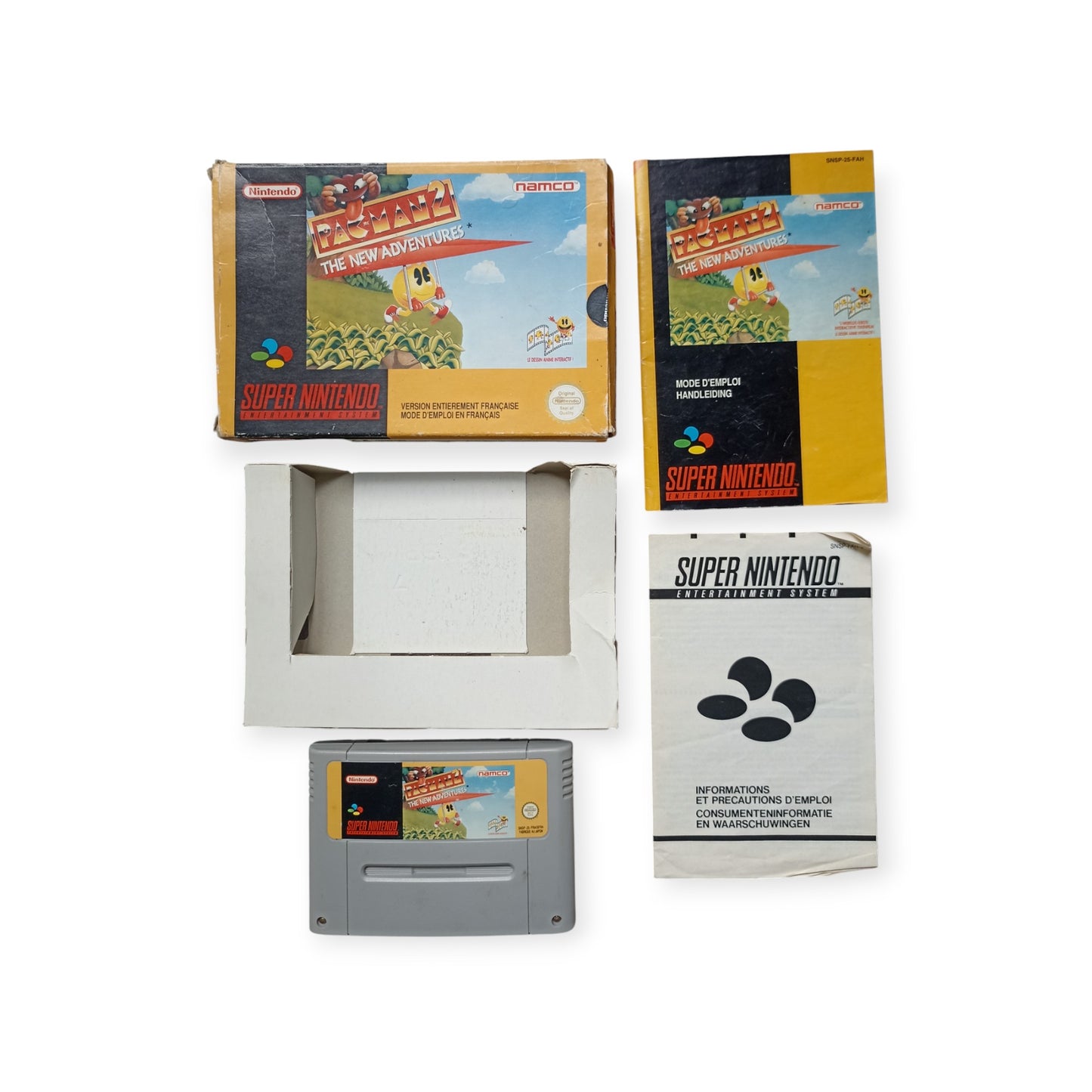 Pac-Man 2: The New Adventures SNES – Complet en boîte avec notice