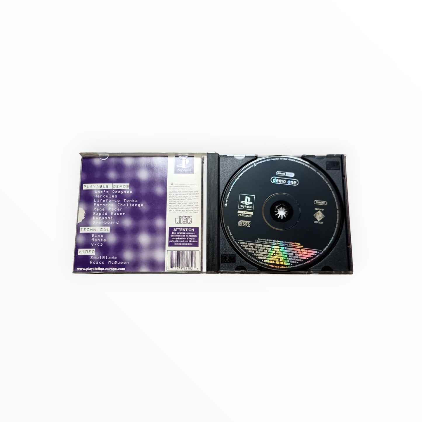 Demo 1 playstation 1 (PS1)