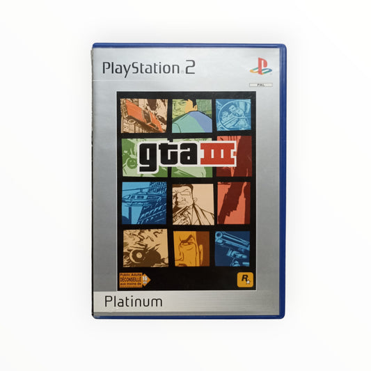 GTA 3 playstation 2 (PS2) Version platinium