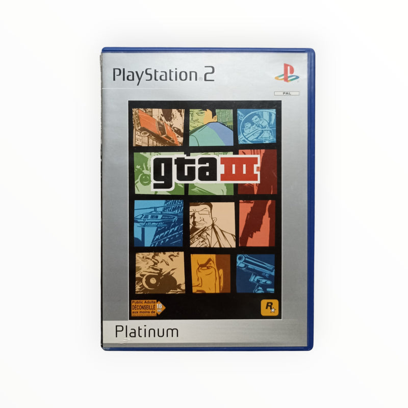 GTA 3 playstation 2 (PS2) Version platinium