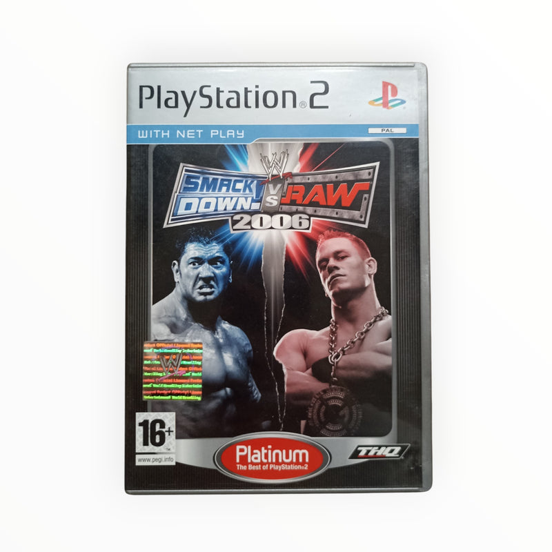 Smack down vs raw 2006 playstation 2 (PS2) Version Platinium