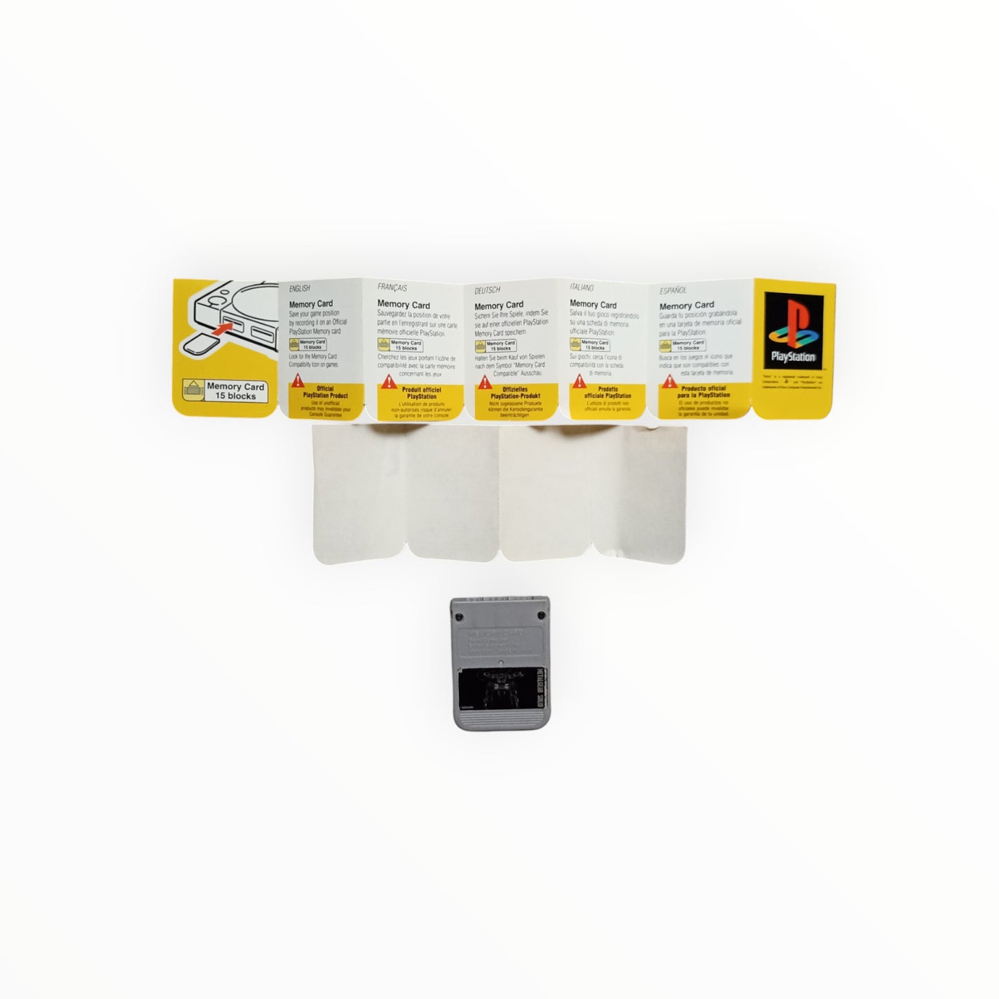 Carte mémoire playstation 1 (PS1)