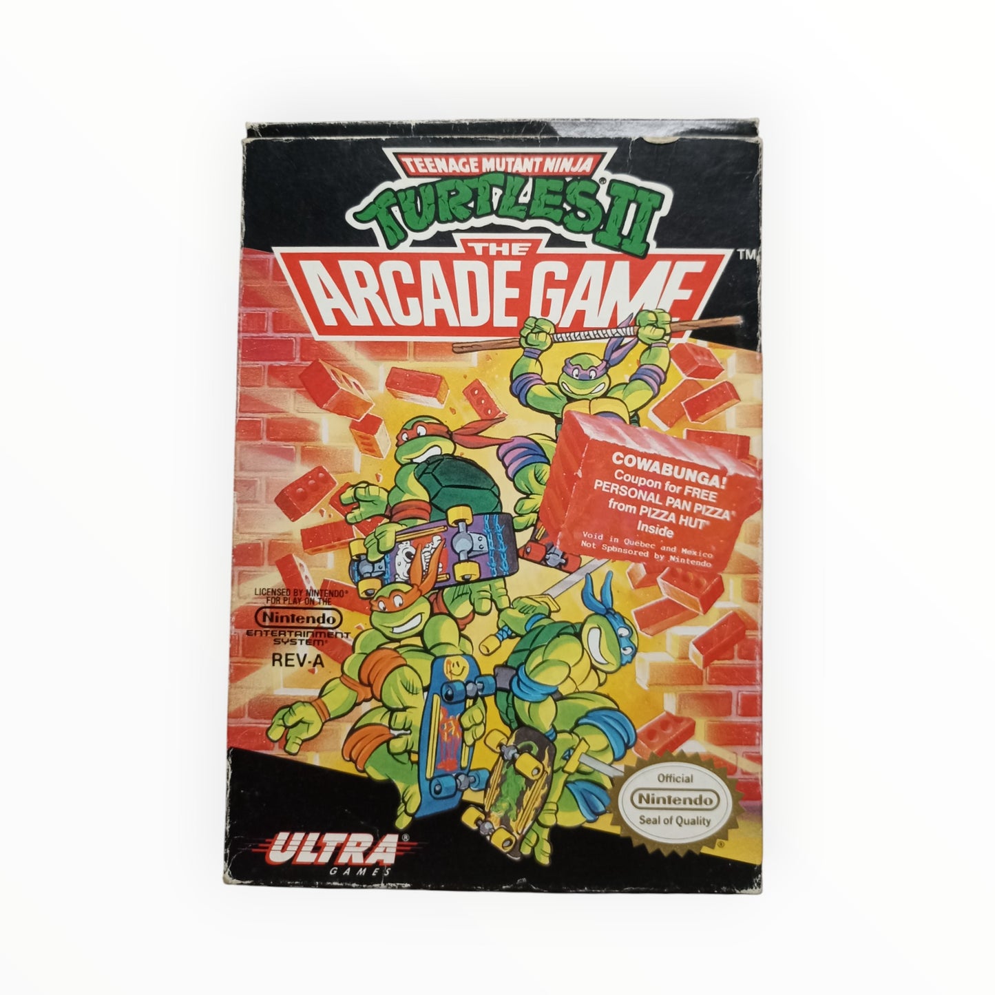 Turtles 2 the arcade game Nintendo NES Version USA