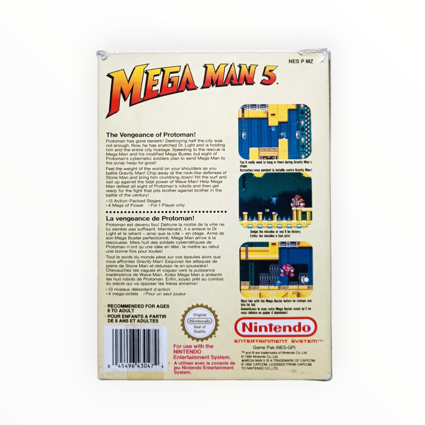 megaman 5 fah Nintendo NES