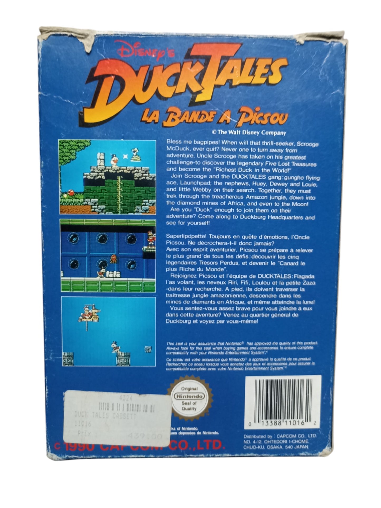 DuckTales : La Bande à Picsou NES Complet FRA