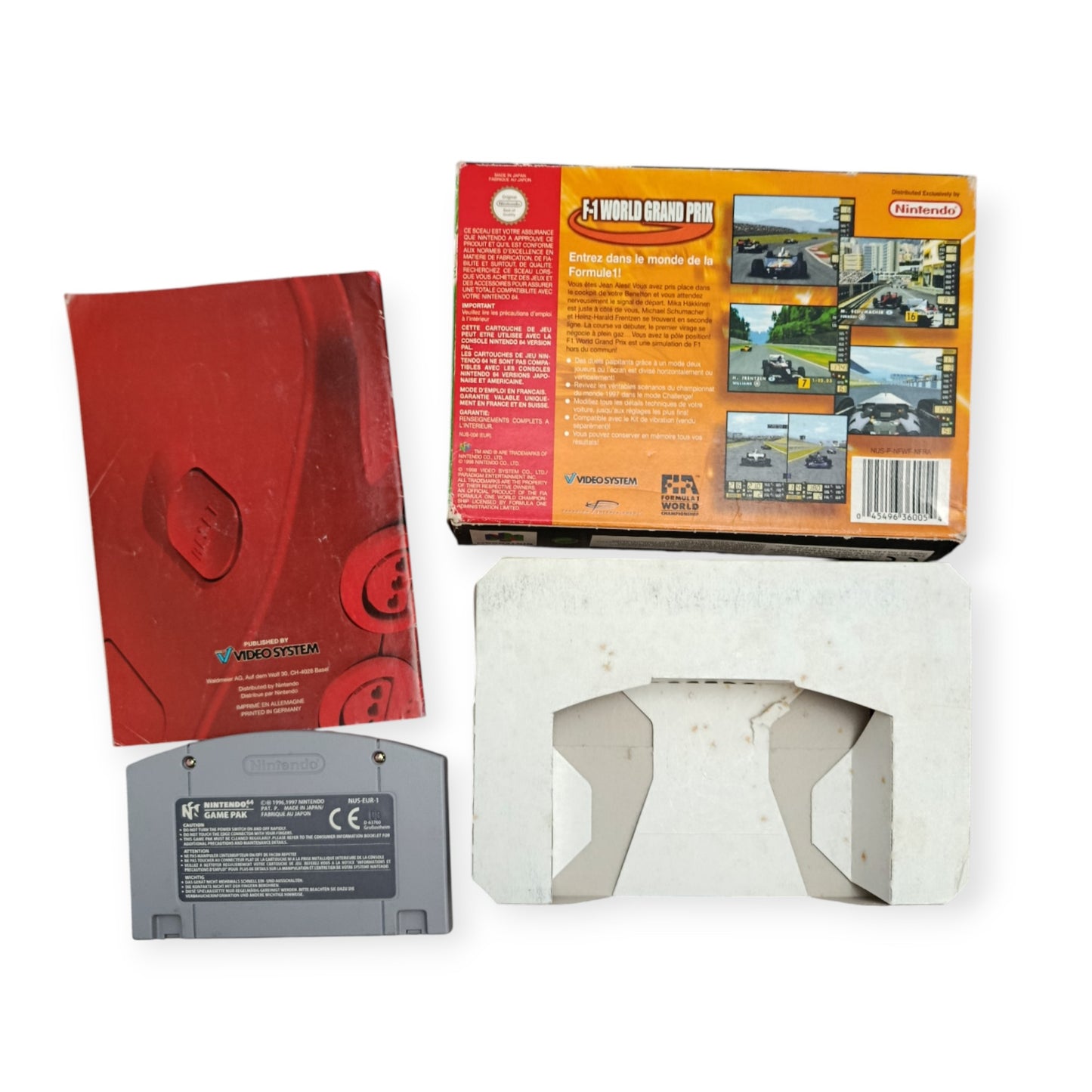 F-1 World Grand Prix Nintendo 64 (N64) en boite FRA
