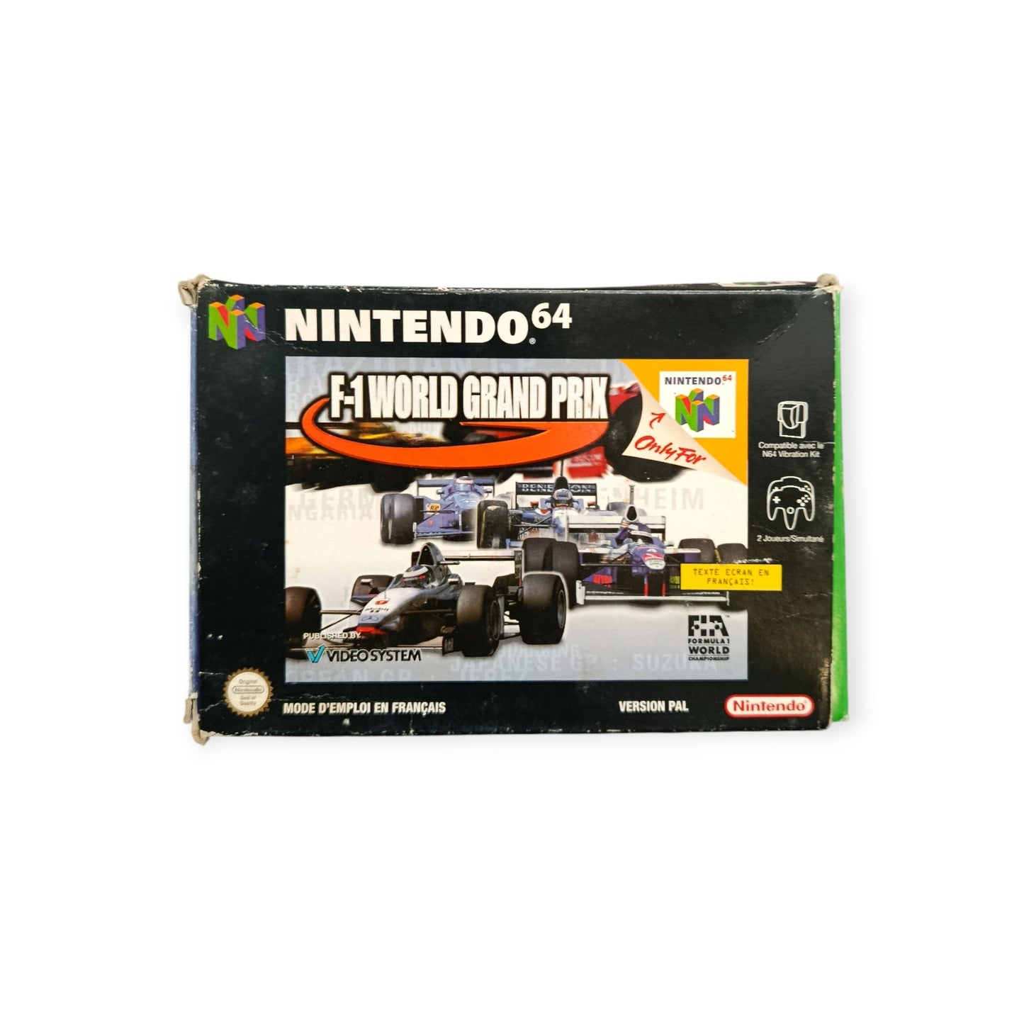 F-1 World Grand Prix Nintendo 64 (N64) en boite FRA