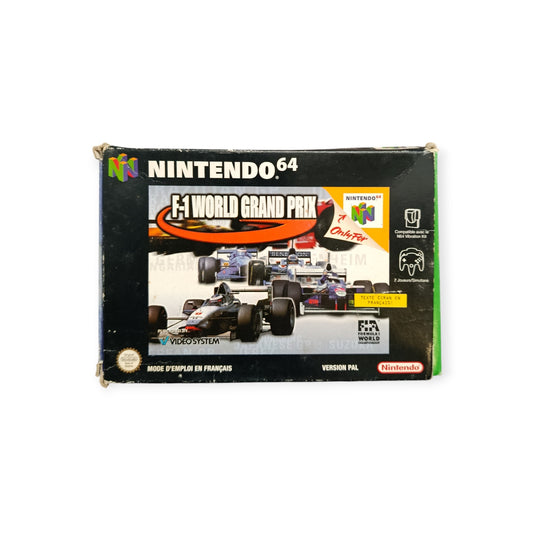 F-1 World Grand Prix Nintendo 64 (N64) en boite FRA