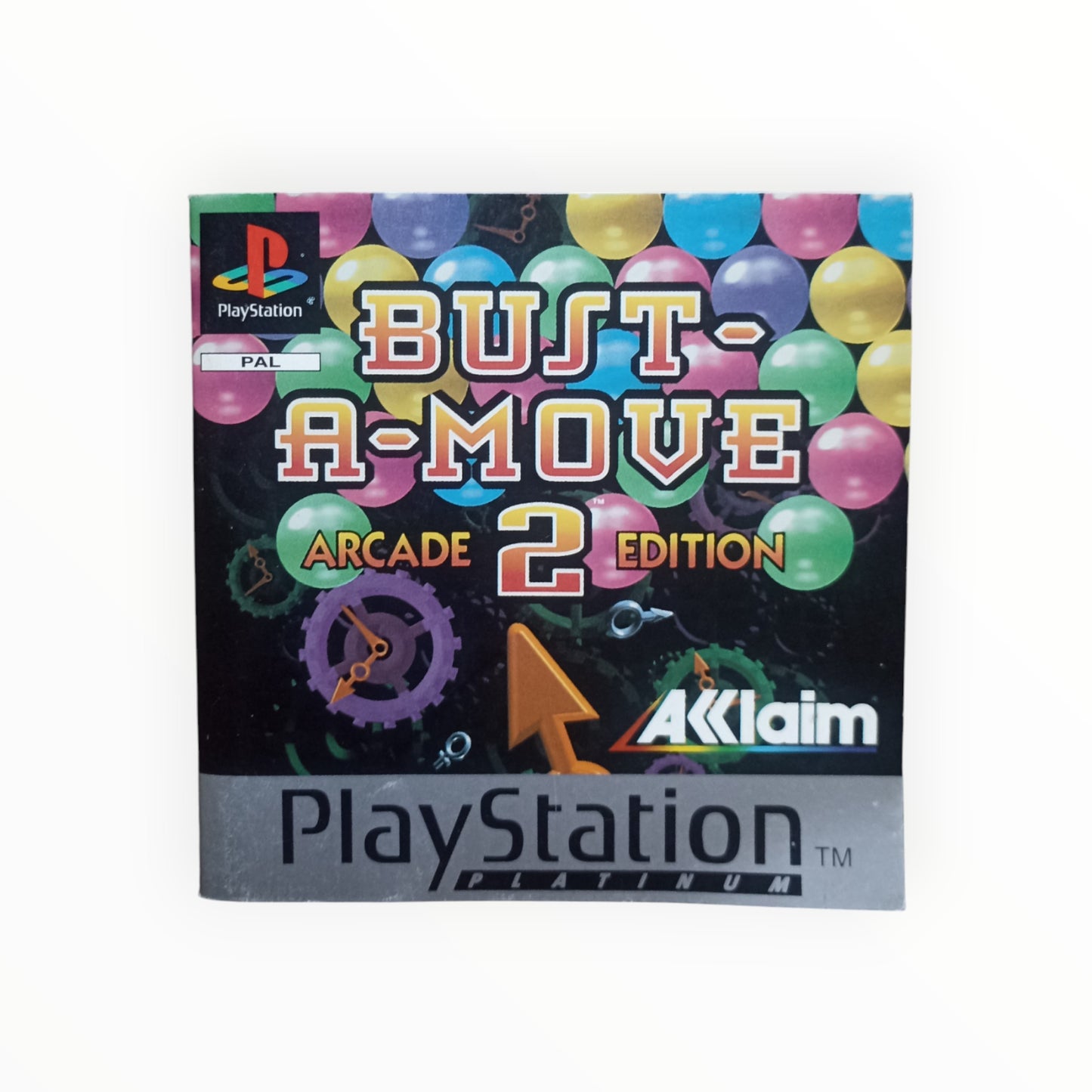 notice bust a move arcade 2 edition playstation 1 (PS1) platinium
