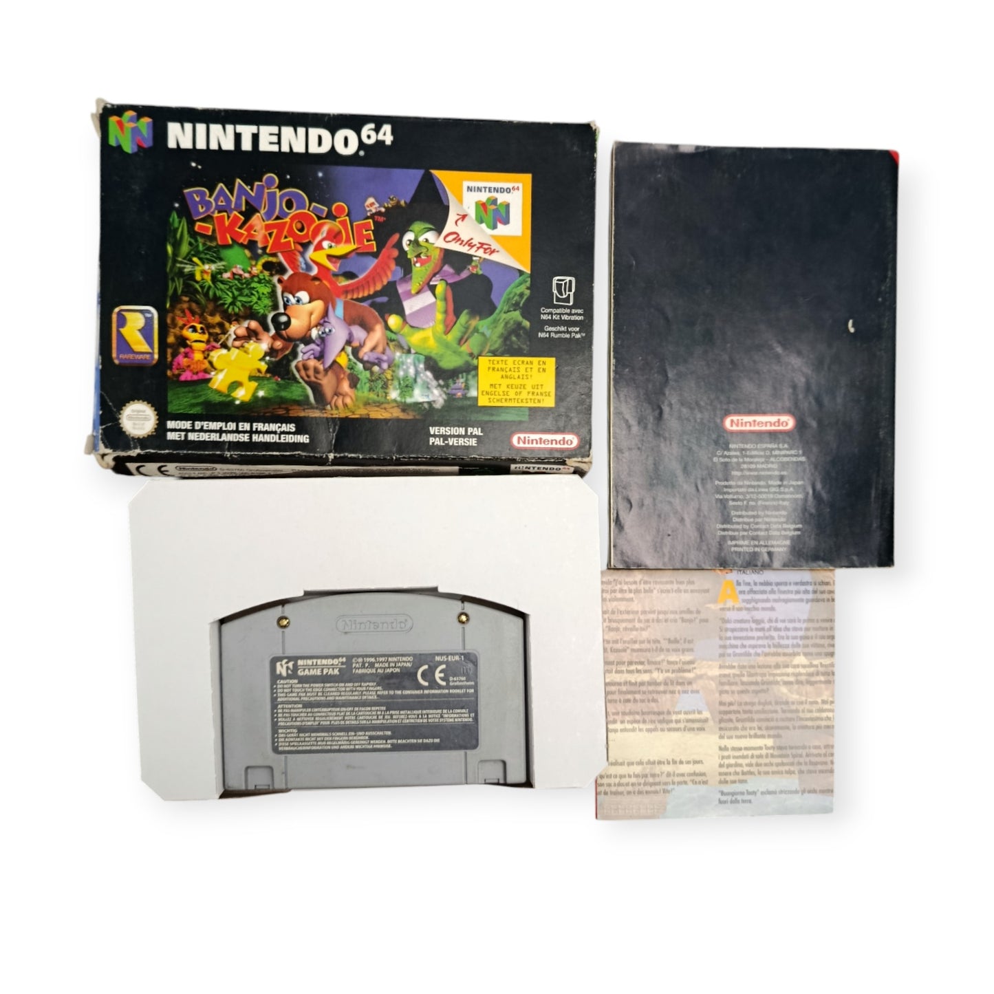 Banjo-kazooie Nintendo 64 (N64) en boite FRA