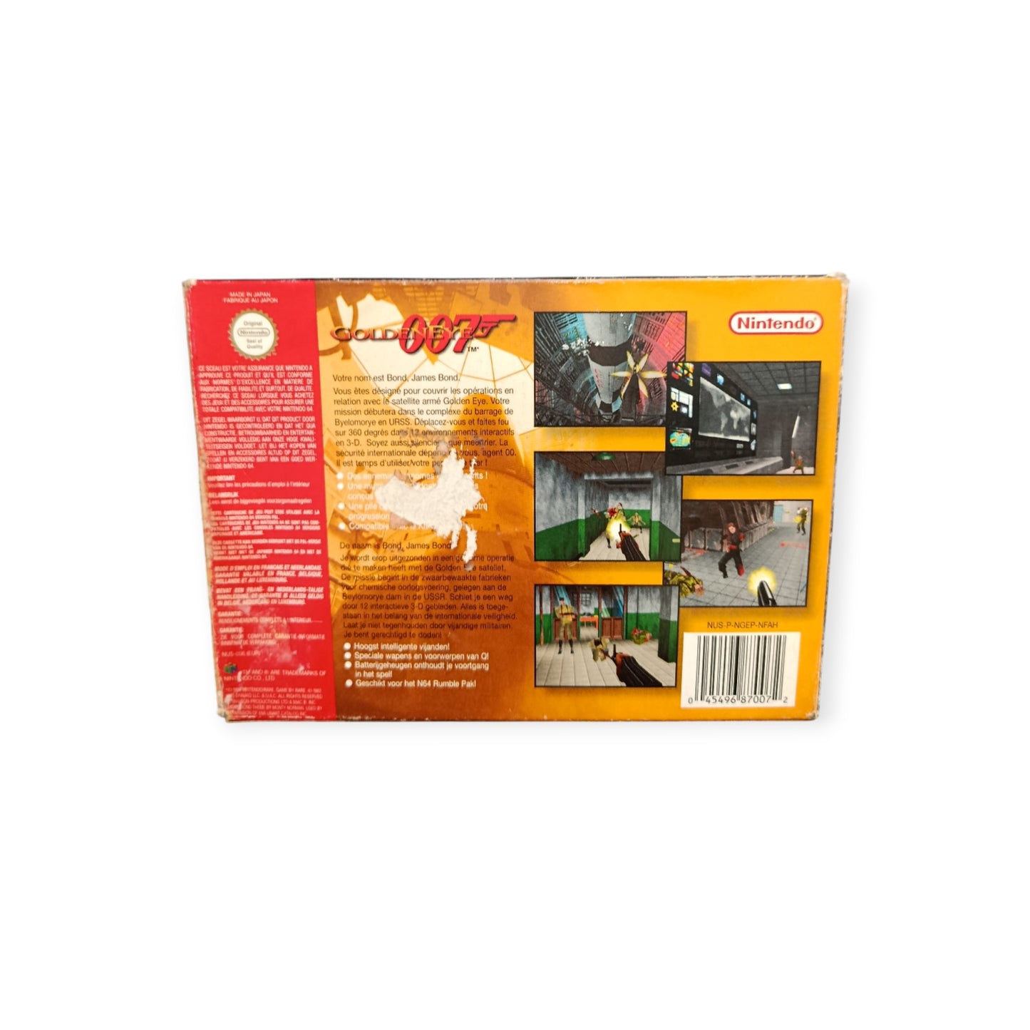 007 GoldenEye Nintendo 64 (N64) en boite FRA