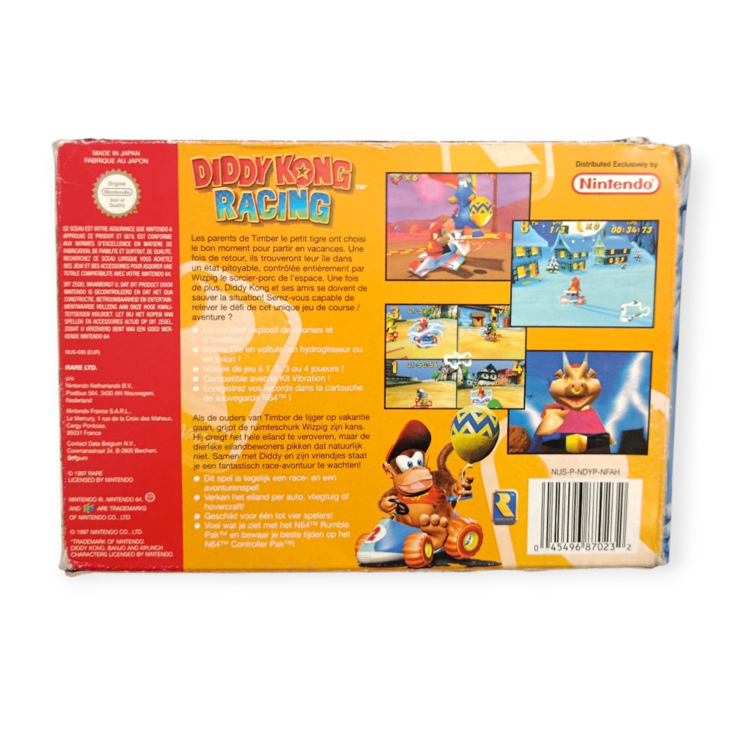 Diddy Kong Racing Nintendo 64 (N64) boite FRA seule