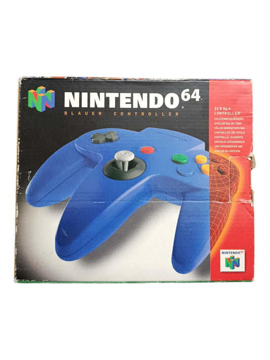 Boite Manette Bleu Nintendo 64 Version NOE