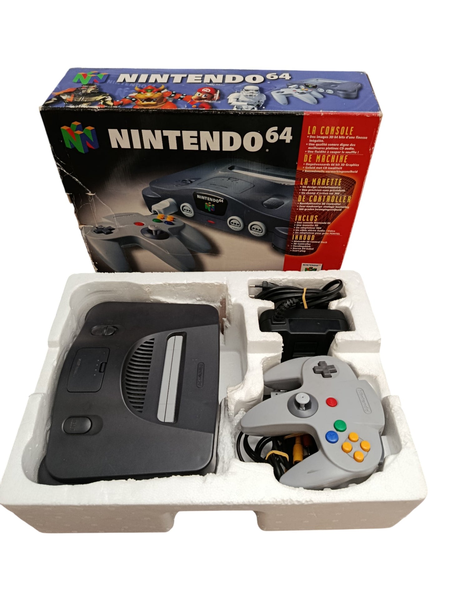 Console Nintendo 64 en boîte FRA