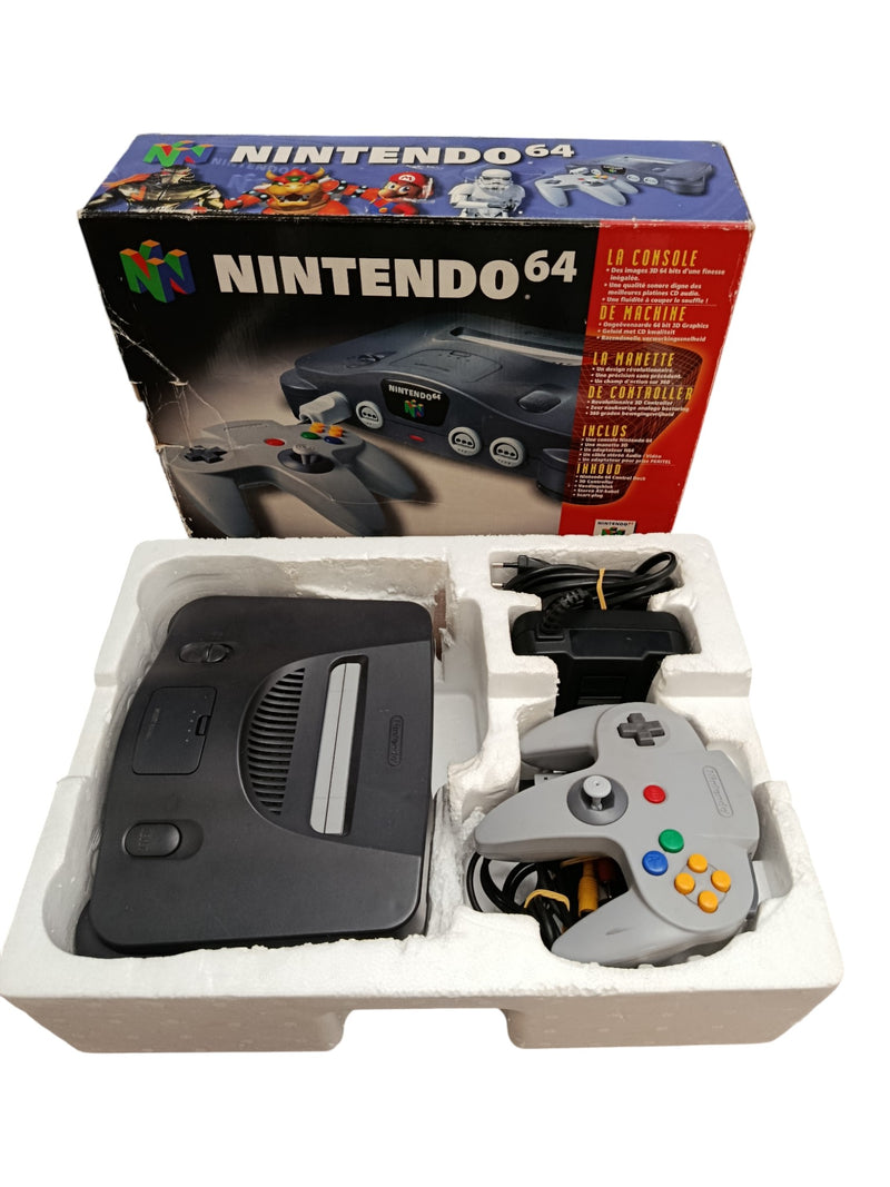 Console Nintendo 64 en boîte FRA