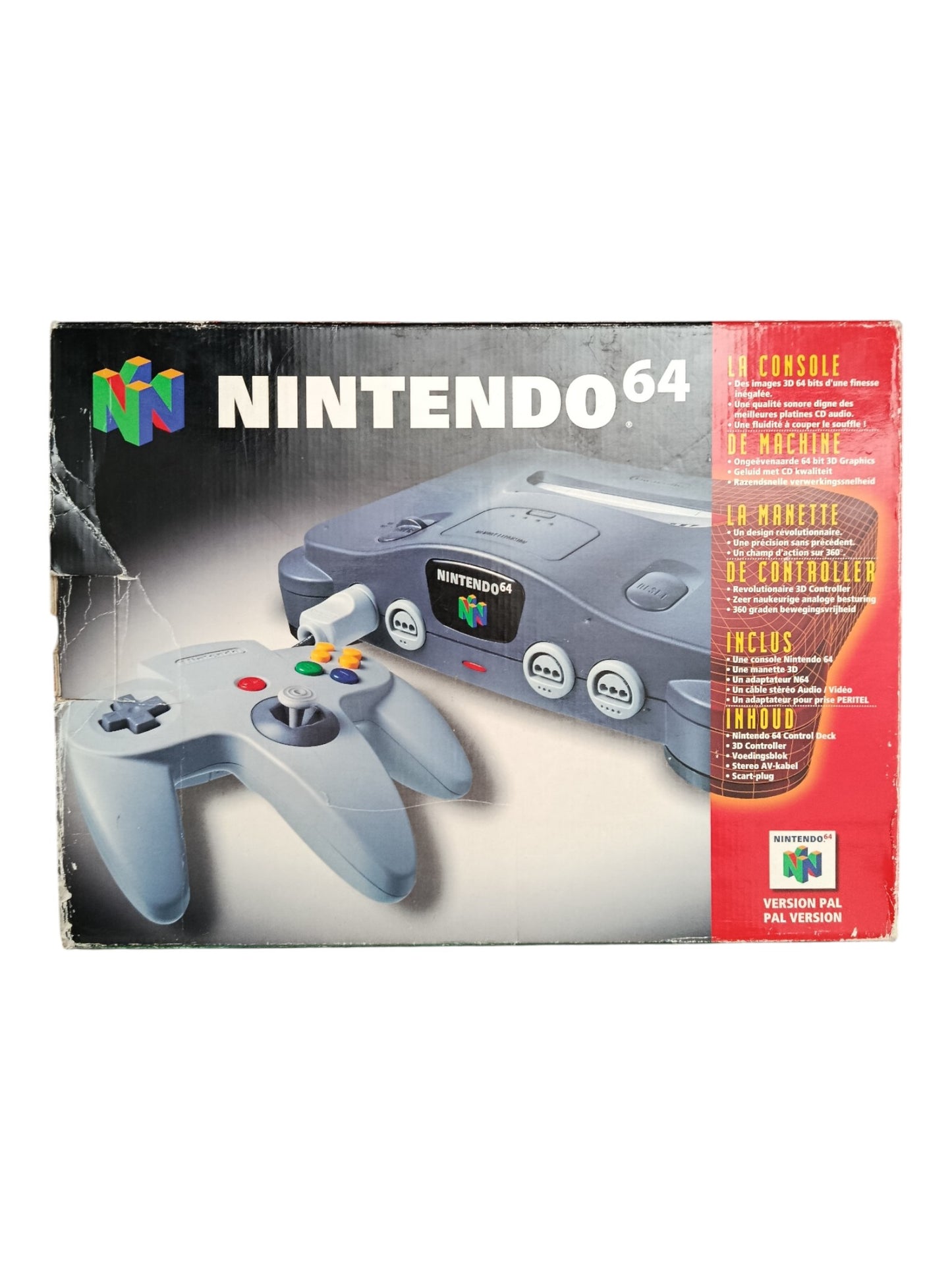 Console Nintendo 64 en boîte FRA