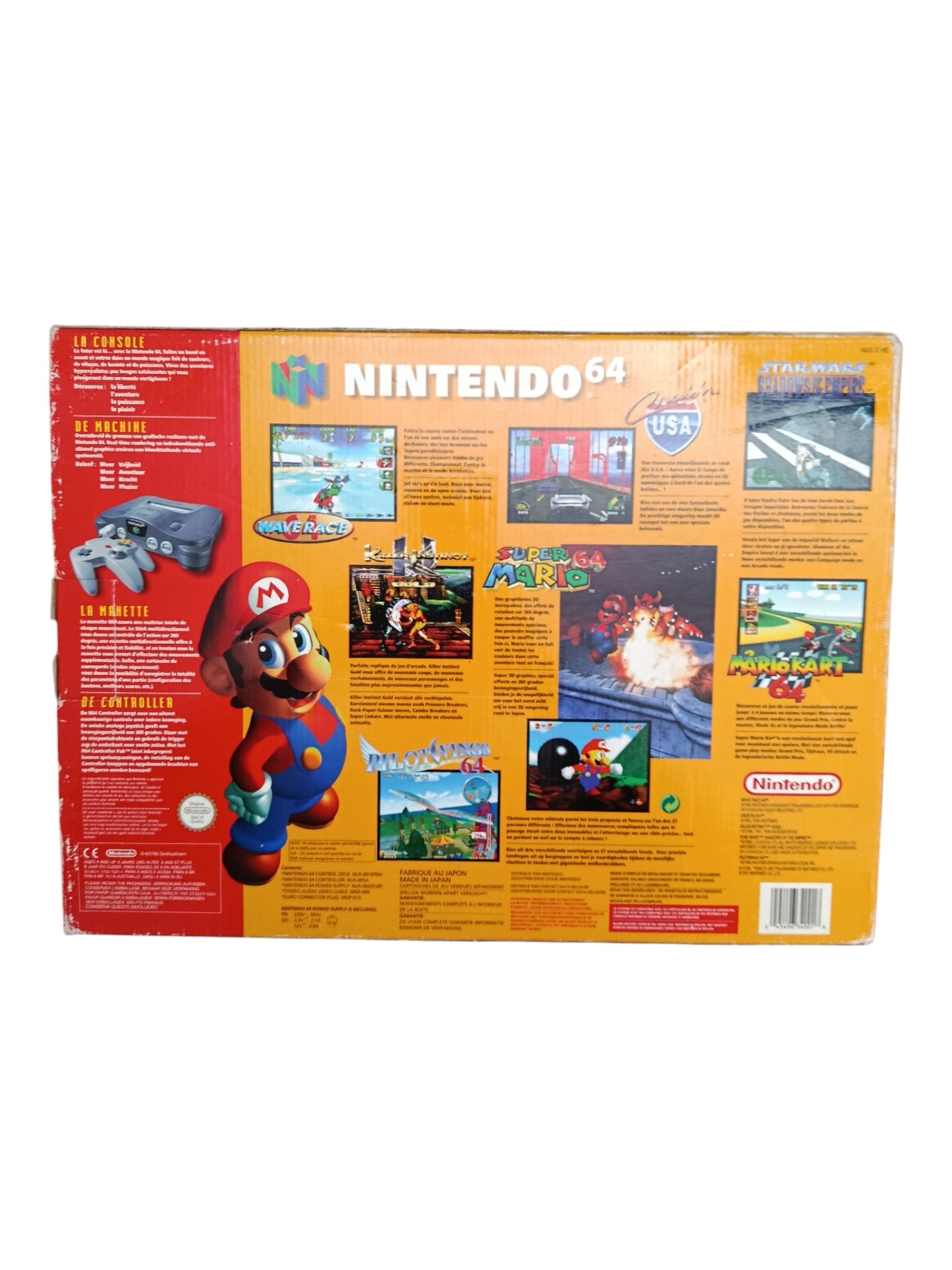 Console Nintendo 64 en boîte FRA