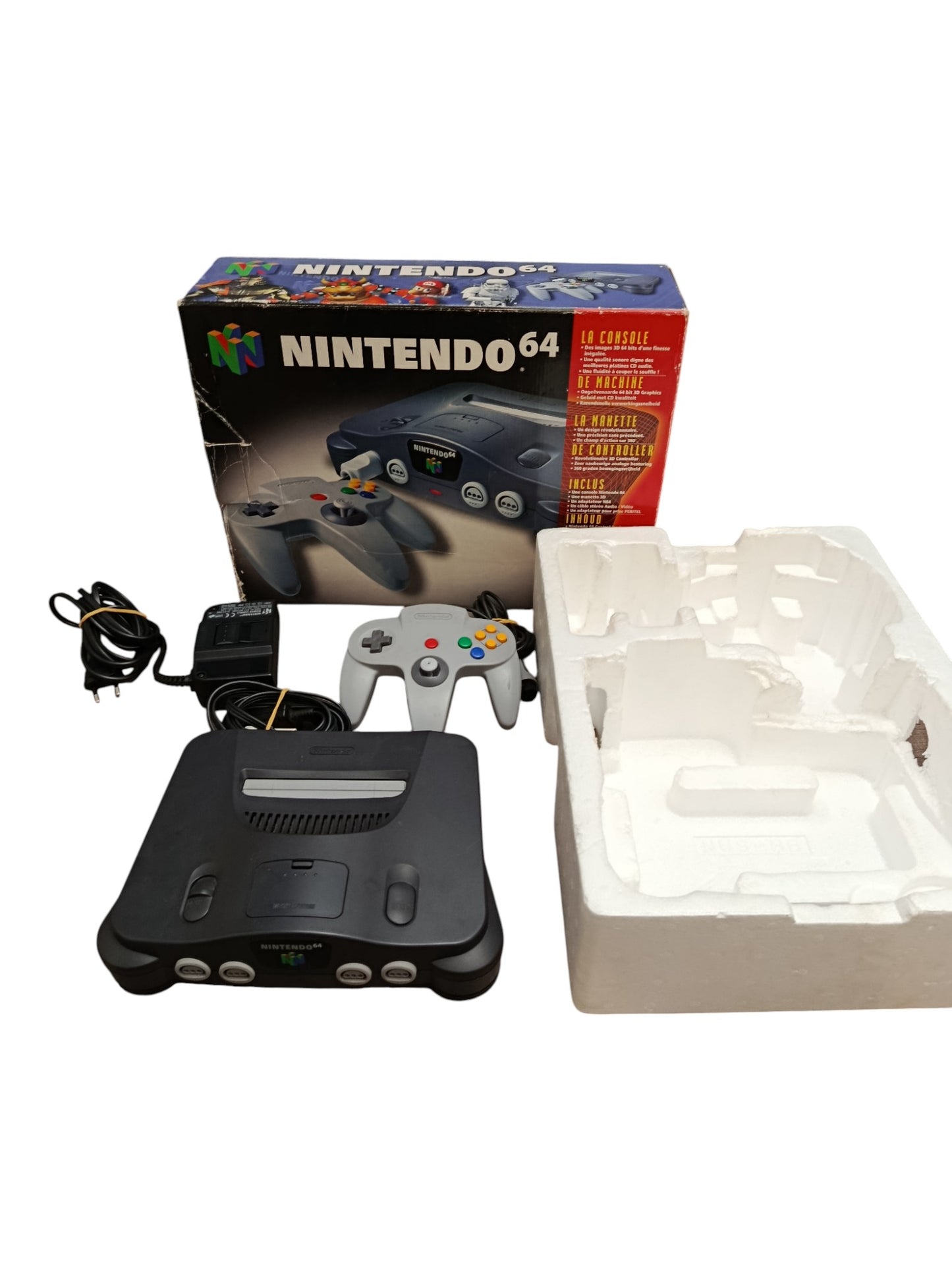Console Nintendo 64 en boîte FRA