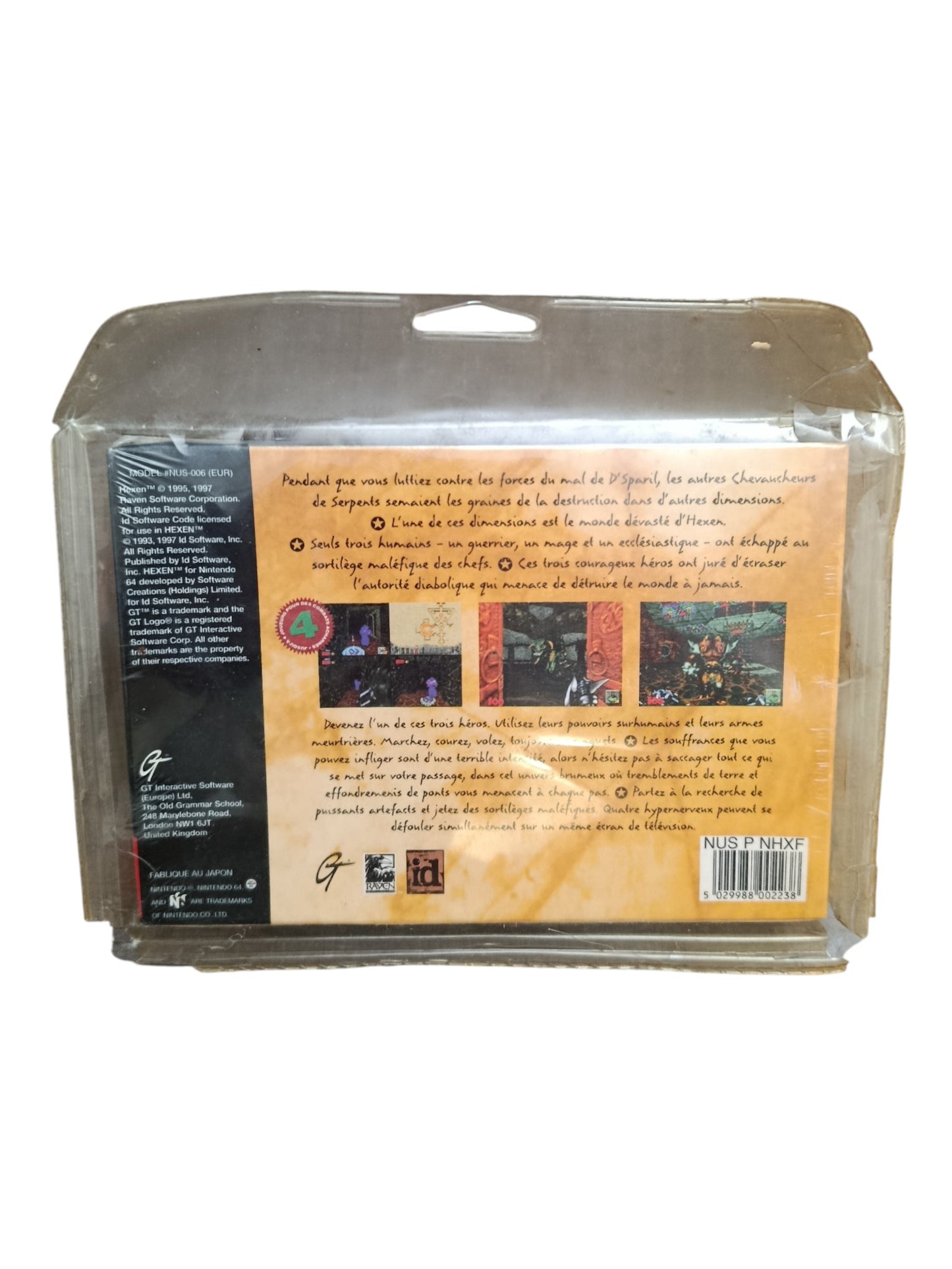 Hexen Nintendo 64 Neuf Sous blister Rigide