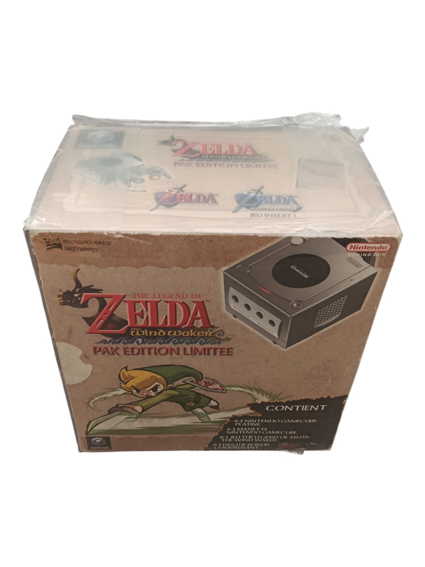 Pack Nintendo Gamecube The Legend of Zelda : The Wind Waker Edition Limitée Complet