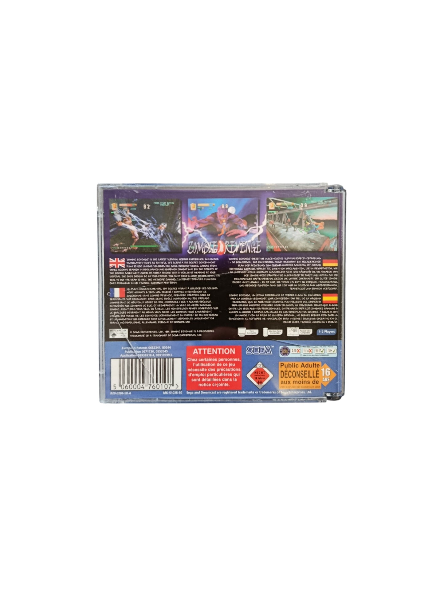 Zombie Revenge Dreamcast Sega