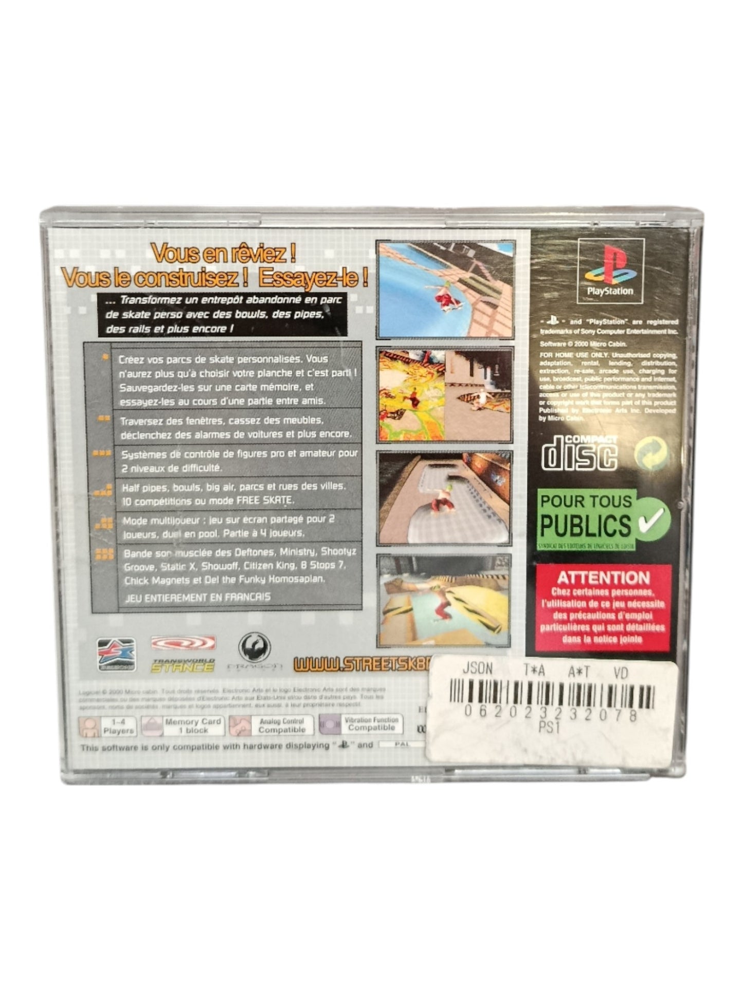 Street Skater 2 Playstation 1 (PS1)