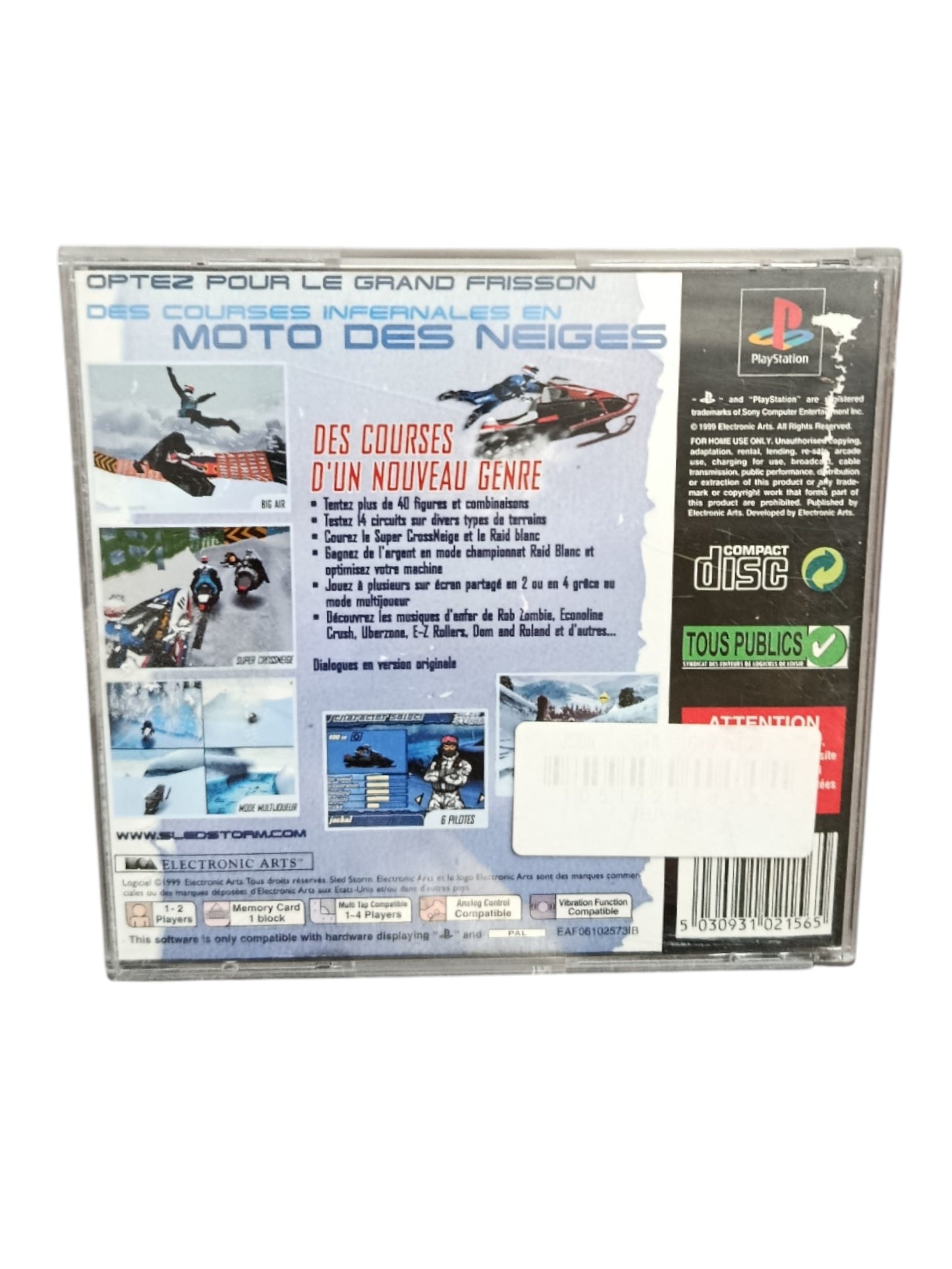 Sled Storm Playstation 1 (PS1)