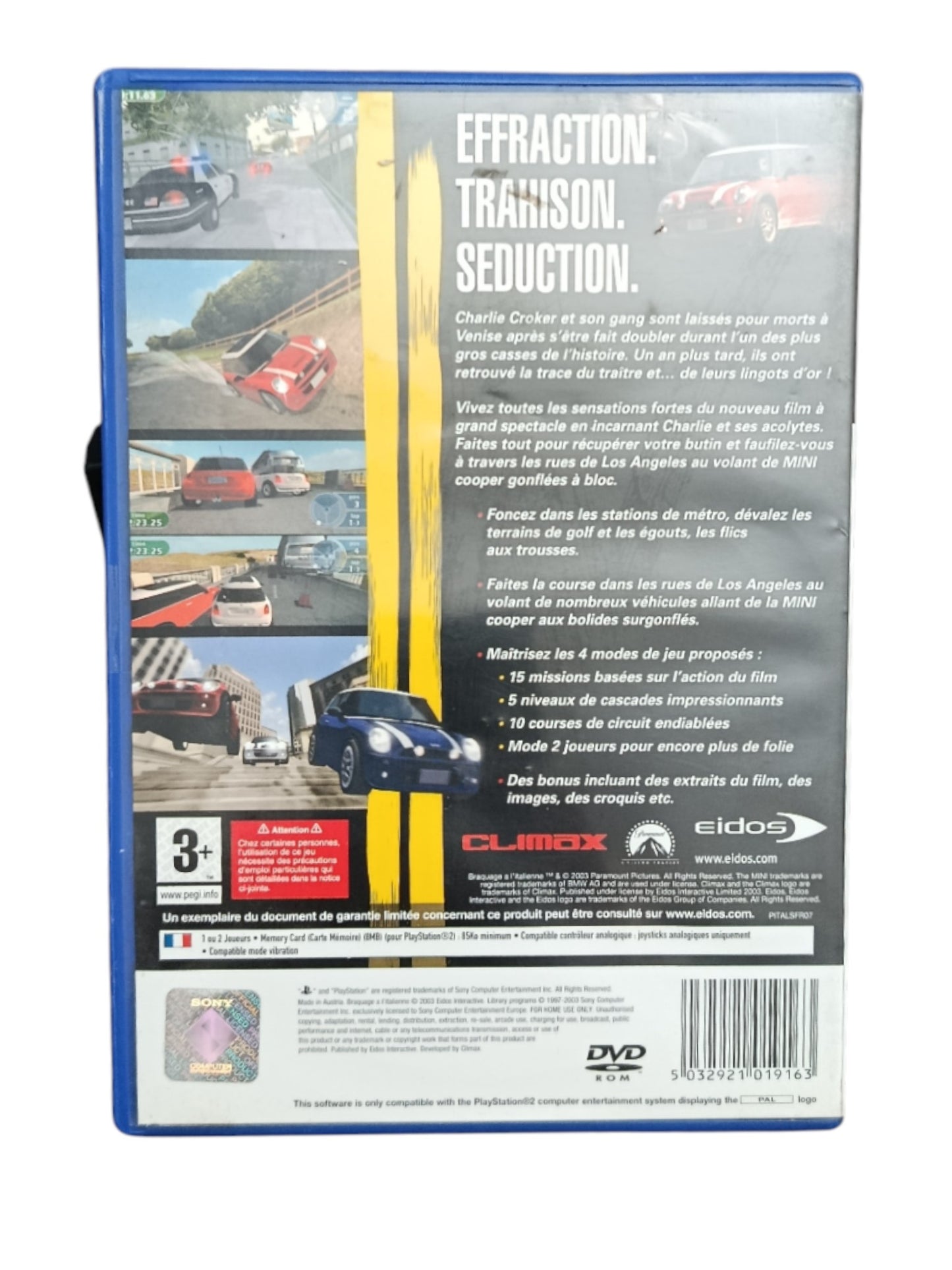 Braquage à l'italienne Playstation 2 (PS2)
