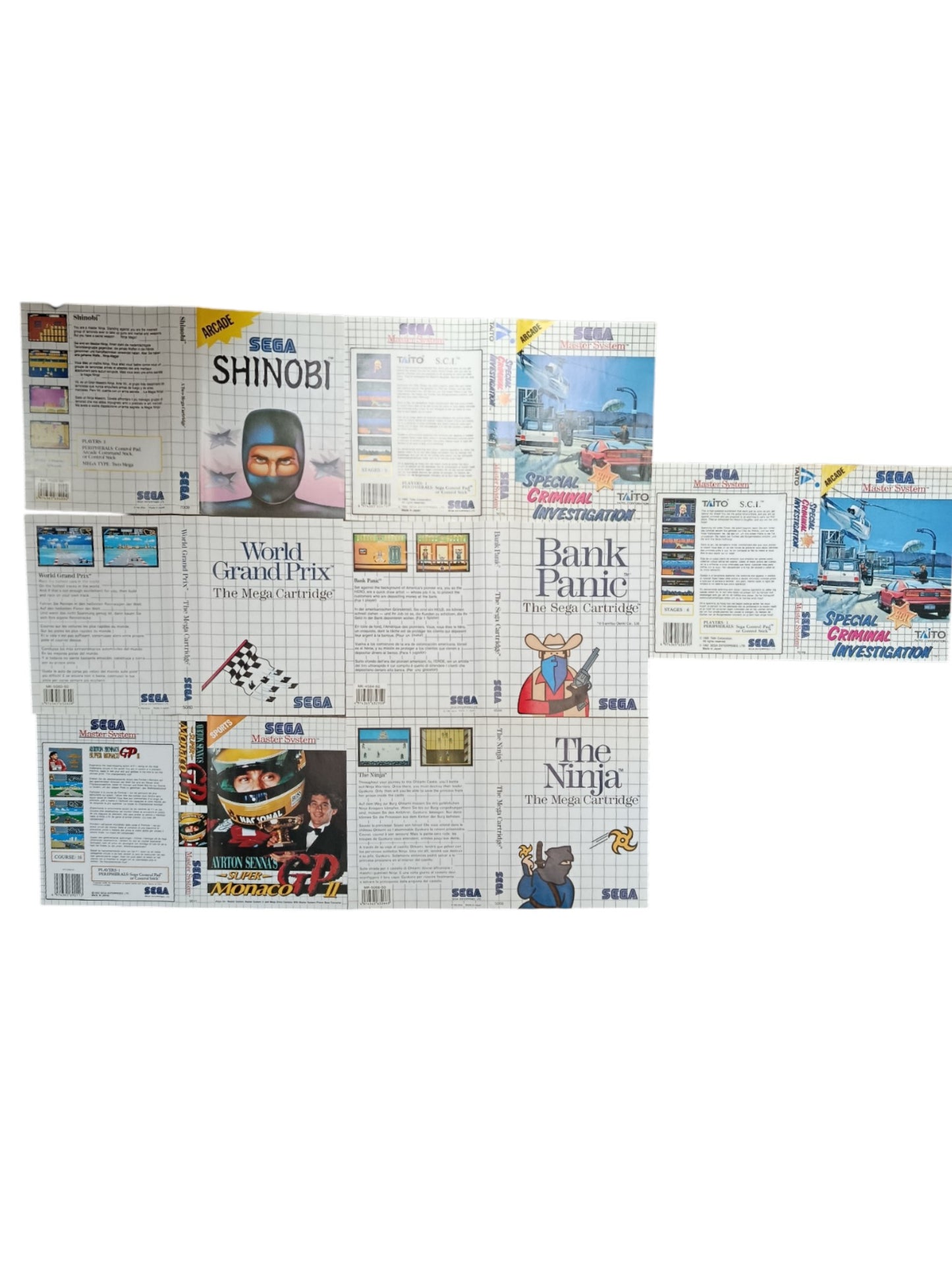 Jaquette Sega Master System