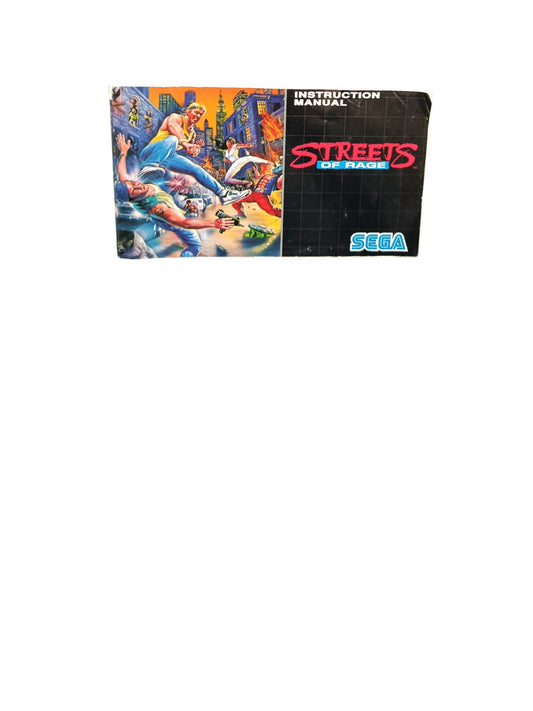 Notice Street Of Rage Mega Drive