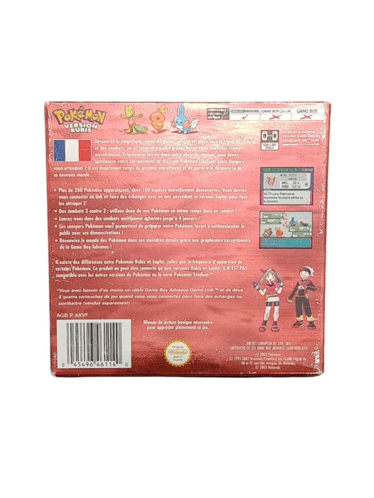 Pokémon Rubis Nintendo Game Boy Advance  Complet (GBA)