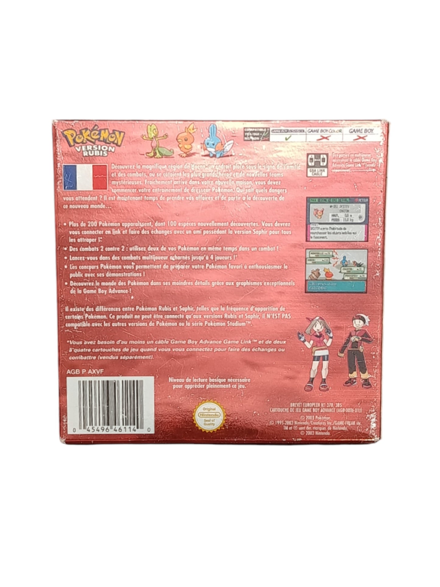 Pokémon Rubis Nintendo Game Boy Advance  Complet (GBA)