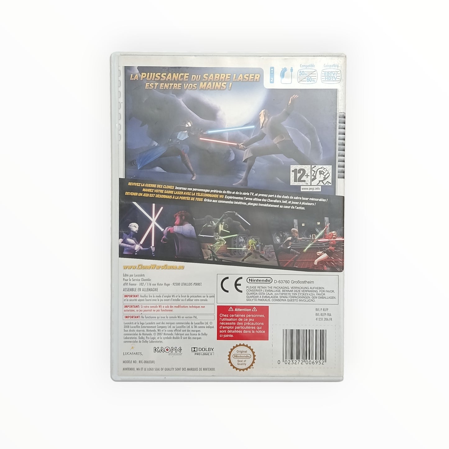 Star wars the clone wars nintendo Wii